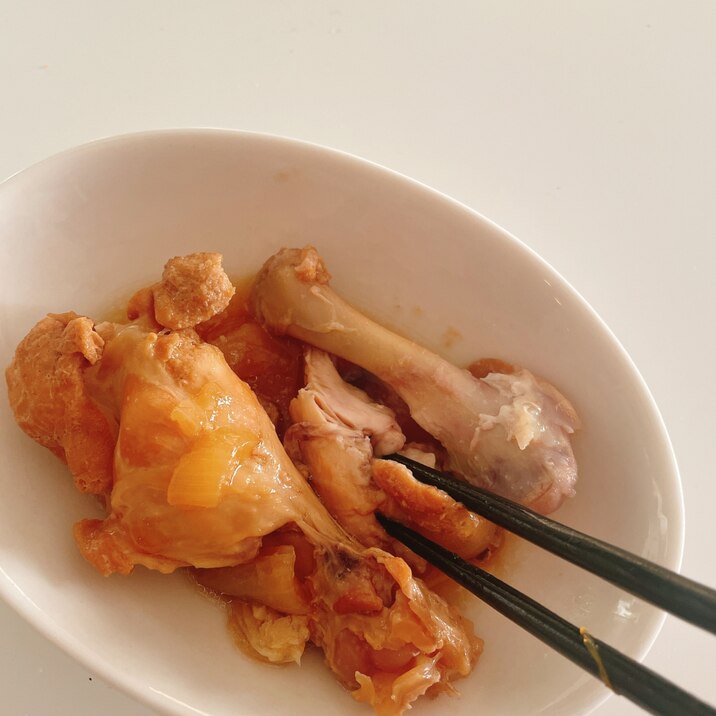 ほろほろ!炊飯器だけで、手羽煮込み。作業は3分!